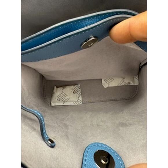 Kate Spade New York Marti Large Bucket Bag*New w/out tags*BLUE Pebbled Leather - Picture 11 of 16